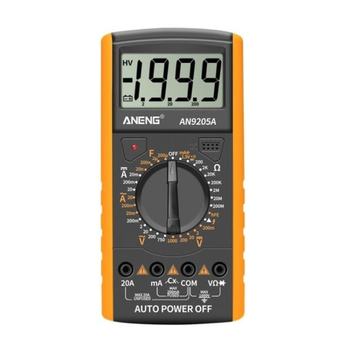 ANENG Automatique Multimètre numérique intelligent de haute précision de haute précision, Spécifications: an9205a (orange) SA301A1640-07