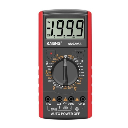 ANENG Automatique Multimètre numérique intelligent de haute précision, spécification: an9205a (rouge) SA301B431-07