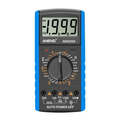 Multimètre numérique intelligent ANENG Automatique de haute précision de haute précision, spécification: an9205a (bleu) SA301C1043-07