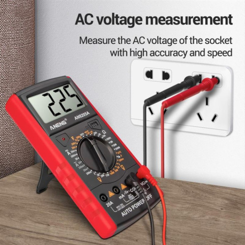 Multimètre numérique intelligent ANENG Automatique haute précision, spécification: an9205a (vert) SA301D1436-07