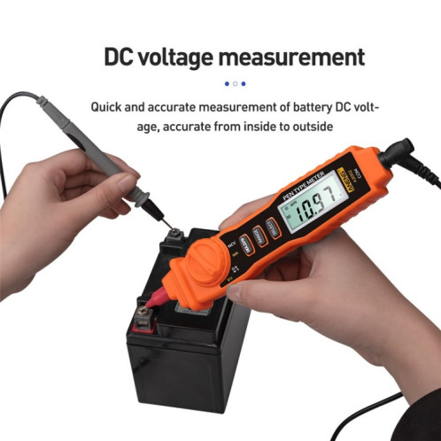 ANENG A3002 Multimètre intelligent de type haute précision de type stylo multi-fonction (orange) SA401A1055-07