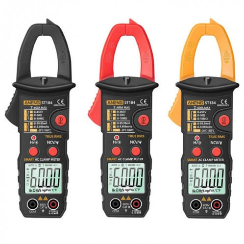 ANENG ST184 identifie automatiquement le multimètre numérique SMART SMART (rouge) SA101A556-07