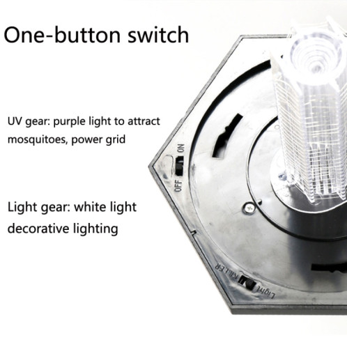 3 LED Solar extérieur imperméable hexagonal moustoral, style: Type de sol SH4202782-07