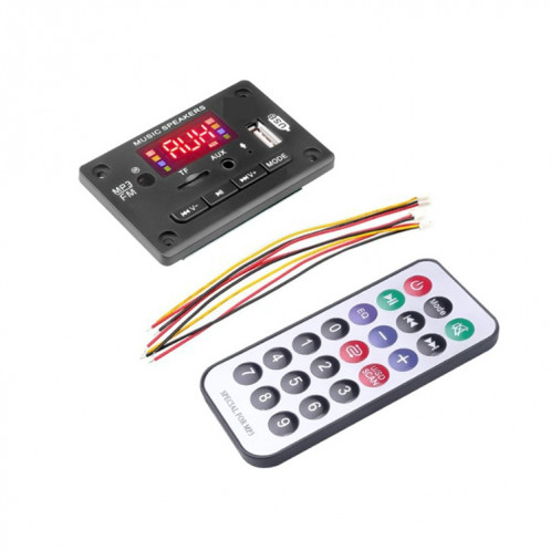 5V Color Color Affichage Audio Bluetooth MP3 Decoder Board (Noir) SH301A979-07