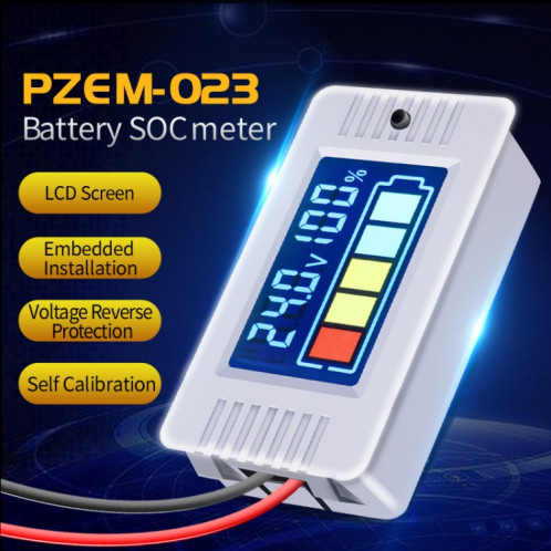 Peacefair 0 ~ Testeur de batterie numérique 100V SH8178275-06