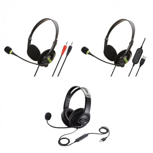 Casque filaire monté sur la tête avec microphone, style: GAE-440 B SH48021380-07