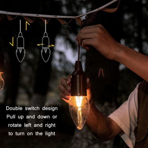 Camping Tente Pull-Switch Atmosphère Night Light, Style: Petit sphérique SH78011570-06