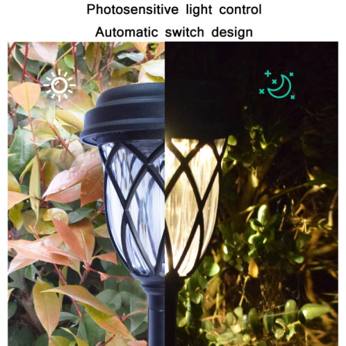 Cour extérieure Solaire solaire à la pelouse à lampes solaires (lumière chaude) SH501B489-07