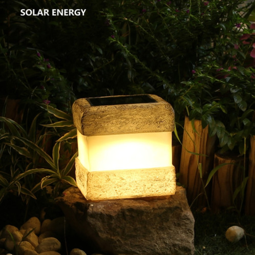 Lumières paysagères en pierre de simulation solaire extérieure (lumière chaude) SH001A924-06