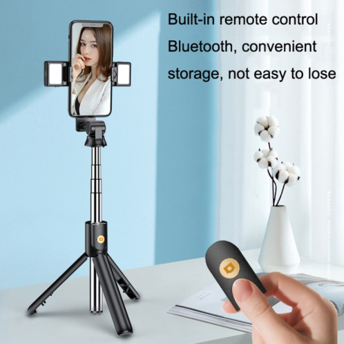 K12D Live Beauty Bluetooth Tripode Selfie Stick (Black) SH801A1931-06