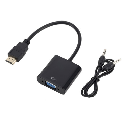 ZHQ008 HD HDMI to VGA Converter avec audio (noir) SH301B1192-06