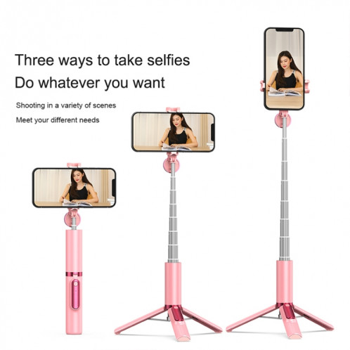 Cyke N-mon trépied intégré Bluetooth en direct selfie selfie (rose) SC901B1858-07