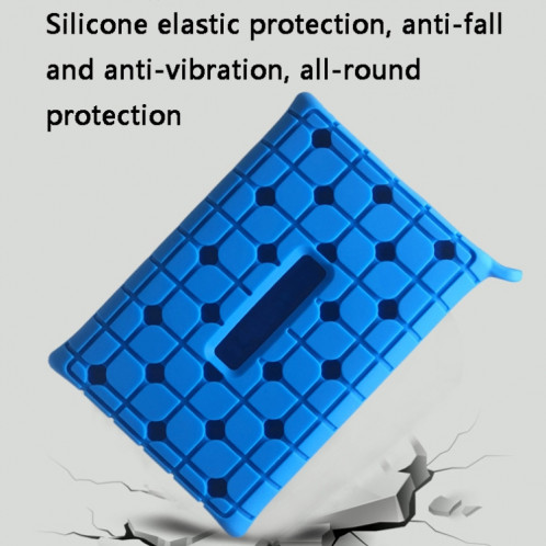 Étui de silicone à l'état solide mobile pour Samsung T7 (bleu) SH201B1168-06