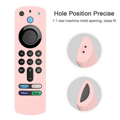 2 coques de silicone pour PCS pour Alexa Voice Remote 3rd Gen & TV Stick 3rd Gen (Bleu) SH401D122-07