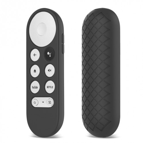 2 Coque de protection en silicone PCS pour la télécommande Google Chromecast 2020 (Noir) SH701D1672-07