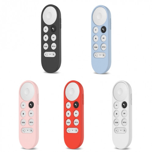 2 coquille de protection en silicone PCS pour la télécommande Google Chromecast 2020 (Blanc) SH701A1693-07