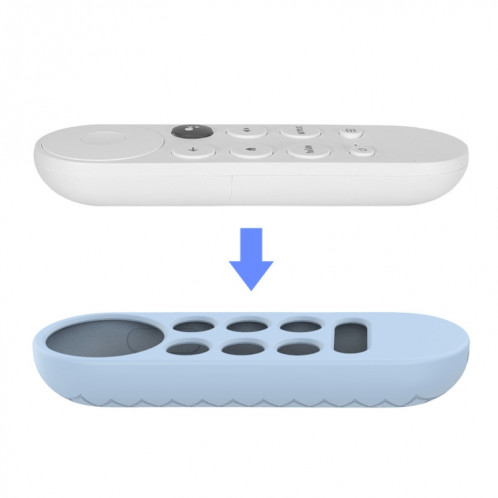 2 Coque de protection en silicone PCS pour la télécommande Google Chromecast 2020 (Noir) SH701D1672-07