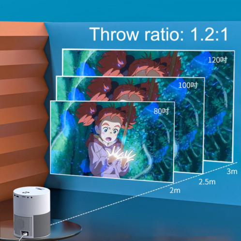 M1 Home Commercial LED SMART HD Projecteur, Spécifications: Plug UK (Version Intelligent WiFi Android) SH903C461-07