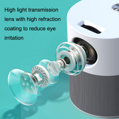 M1 Home Commercial LED Projecteur SMART HD SMART, Spécification: Fiche AUT (Téléphone avec version d'écran) SH904B134-07