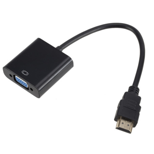 ZHQ007 HD 1080P HDMI to VGA Converter (Noir) SH701B1914-06
