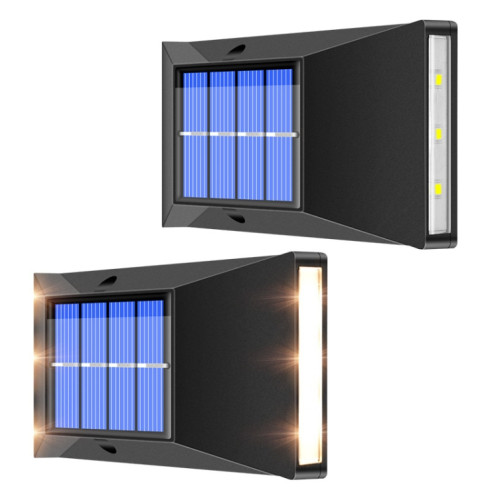 Lumière de mur solaire imperméable décorative extérieure, Spec: 6 LED de la lumière chaude SH7101599-07