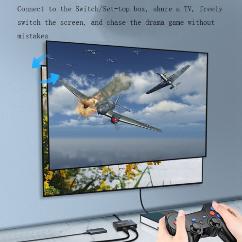 F0301 HDMI 2.1 Switchers à deux voies PS5 PS5 DÉDIÉ SWITCHER haute définition en deux SH9031462-07