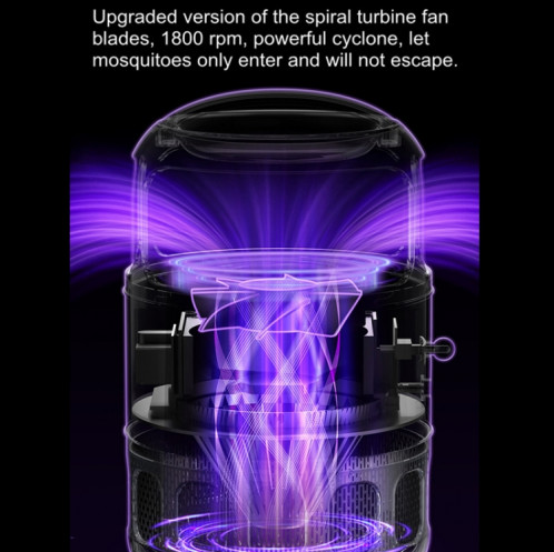 ZH278 Photocatalyseur Mosquito Mosquito Lampe d'inhalation Lampe de moustique de moustiquaire électrique (Crème Couleur) SH201A1921-07