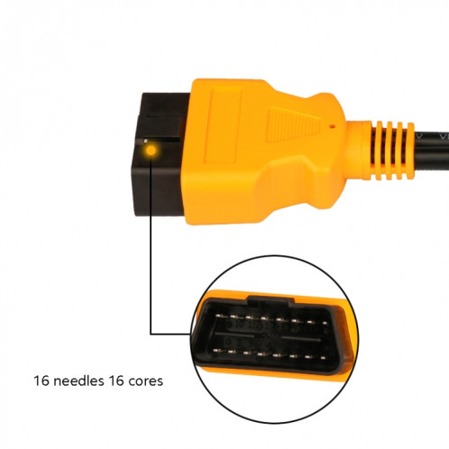 OBD2 1 pour 2 Ligne d'expansion complète de la voiture OBD16 SH90621864-05