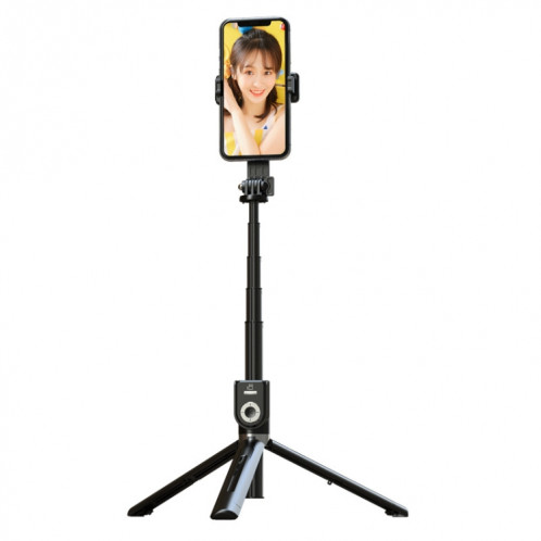 Bâton Selfie Bluetooth intégré P80 1,33 m avec miroir de maquillage télécommandé TIKTOK SH80011725-07