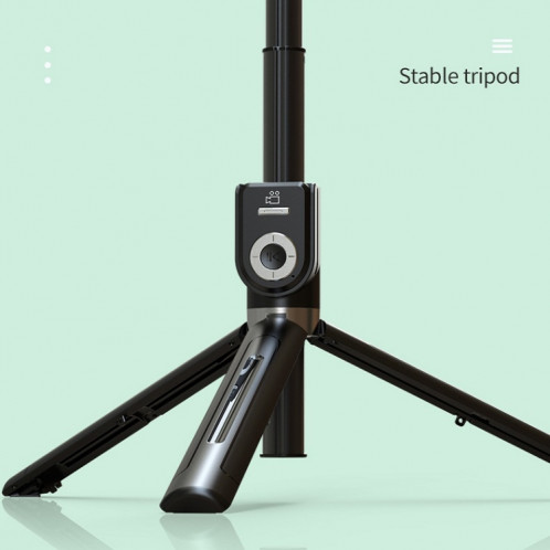Bâton Selfie Bluetooth intégré P80 1,33 m avec miroir de maquillage télécommandé TIKTOK SH80011725-07
