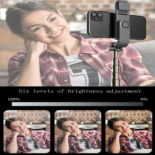 L03S Bluetooth Fill Trépied Trépied intégré Selfie Stick (Blanc) SH801B1581-07