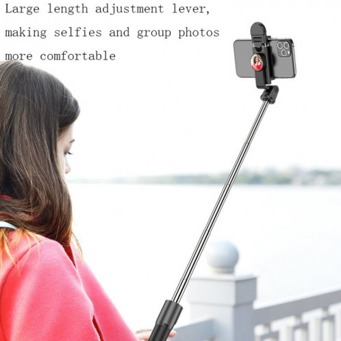 Téléphone mobile Bluetooth Selfie Stick Support Live Stick, Spécifications: K10S (avec remplissage blanc clair) SH37031665-07