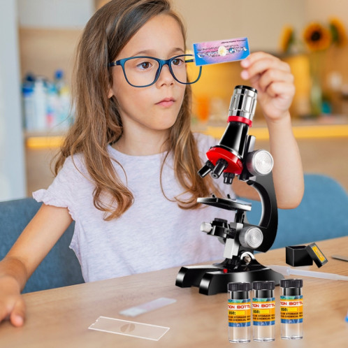 HD 1200 fois Microscope enfants jouets éducatifs (noir) SH701A355-07