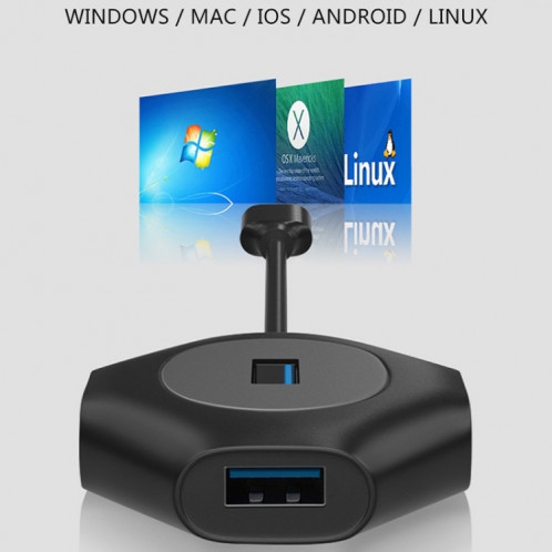 2 PCS PD PD Station d'accueil USB Multi-Port Multi-Port, Nombre d'interfaces: USB3.0 à USB5V + 1xUSB3.0 + 3xusb2.0 SH52031590-07