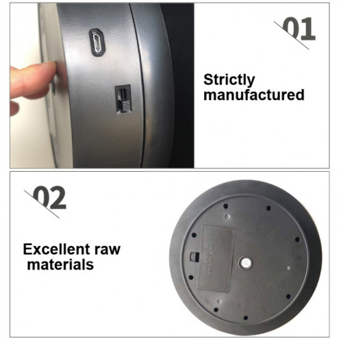 20cmtwo-way platine d'affichage plate-forme de tir vidéo accessoires plateaux plateau (noir + velours noir) SH801C478-05
