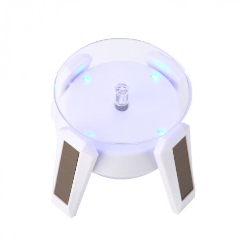 UFO haut pied UFO Solar 9cm 360 Tournage de support d'affichage rotatif rotatif (lumière bleue) SH401D1351-06