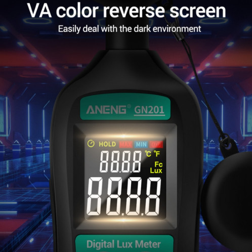 Compteur de lumineux à haute précision de haute précision aneng GN 201 SA9899364-07