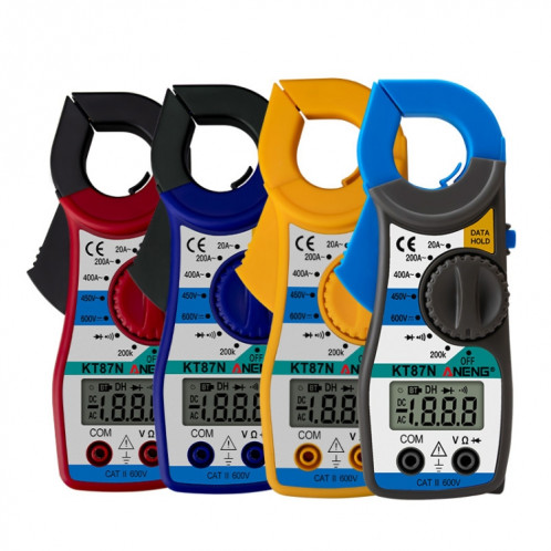 Tension de pince et multimètre de mesure de courant ANENG KT-87N (rouge) SA801B662-07