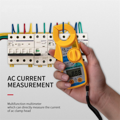 Tension de pince et multimètre de mesure de courant ANENG KT-87N (rouge) SA801B662-07