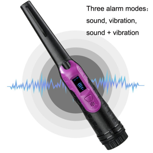 HS-11 Outdoor Handheld Treasure Hunt Petite tige de positionnement du détecteur de métaux (Violet noir) SH601A1893-07