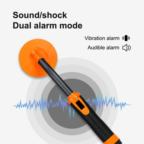 Tige de positionnement du détecteur de métaux de la chasse au trésor HS-07 (Orange) SH101A1303-07