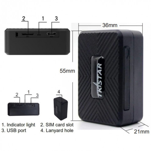 TK913 Véhicule polyvalent GPS Tracker SH0121365-07