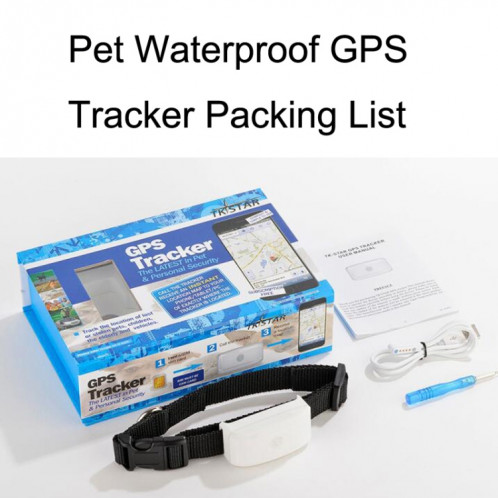 TK911 Traqueur GPS imperméable pour animaux de compagnie SH01221600-07