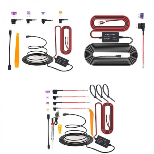 C301 12V à 5V CAR ACC Prend des câbles d'électricité, modèle: Boucle + 1 x Take Appliance SH9702489-07