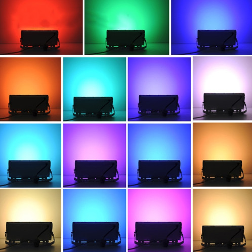 50W LED RVB Lumière d'inondation ultra-légère ultra-légère avec télécommande SH02151167-07