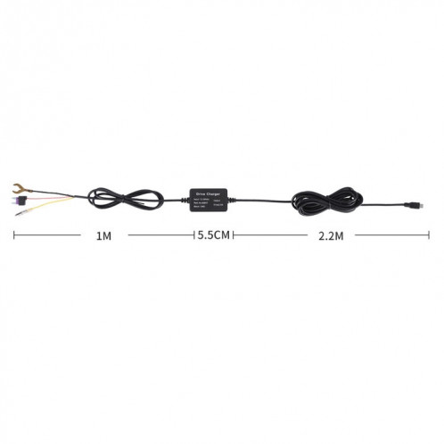 108 GPS Locator 12V / 24V à 5V Câble d'alimentation de protection basse tension SH0236514-07