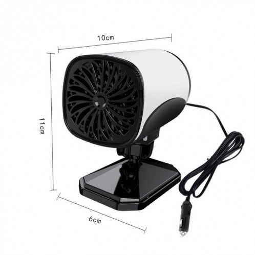 12V Portable Car Heater Defroster(White) SH001B1680-06