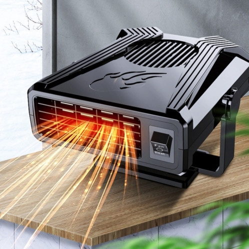 12V Car Heater Fan Defrost Defogger(Black) SH601A1727-08