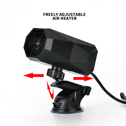 12V Convenient Car Heater Defrosting Snow Defogger(Black) SH201A330-06