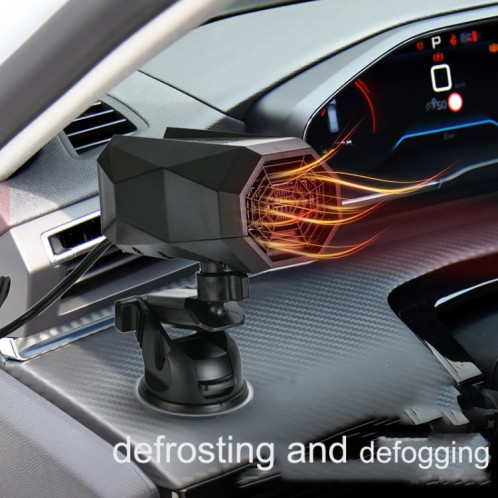 12V Convenient Car Heater Defrosting Snow Defogger(Black) SH201A330-06